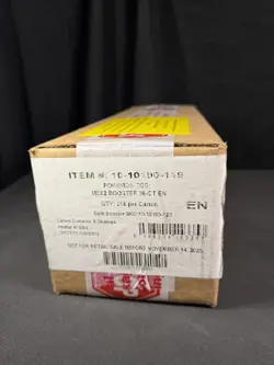 Pokemon TCG Sealed Booster Box Case Mega Phantasmal ME02 Mega Evolutions - Image 1