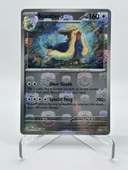 Pokemon TCG Stoutland (Master Ball Pattern) 076/086 White Flare - Image 1