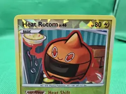 Pokemon TCG 2009 Heat Rotom RT3/6 Rising Rivals Reverse Holo Moderately Played - Image 4