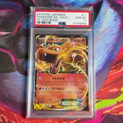 CHARIZARD EX 011/080 PSA 10 POKEMON WILD BLAZE XY2 JAPANESE 2014 - Image 1