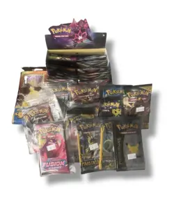 Mixed lot of 6 Pokemon TCG Booster Packs Sealed Read Description - Image 1