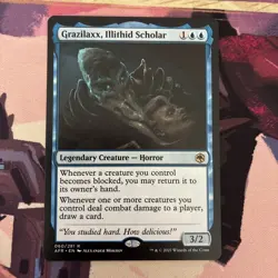 Grazilaxx, Illithid Scholar - Forgotten Realms - Magic the Gathering MTG - Image 1