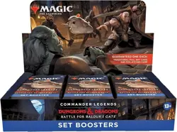 Magic The Gathering COMMANDER LEGENDS BALDUR'S GATE SET Booster Box English - Image 1
