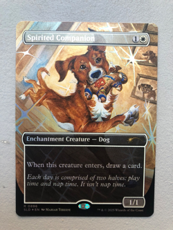 Mtg Carte Magic Secret Lair Dogs Better Spirited Companion FOIL Eng NM - Image 1
