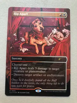 Mtg Carte Magic Secret Lair Dogs Better Rip Apart FOIL Eng NM - Image 1