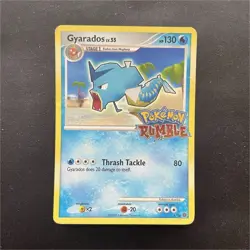 Pokemon Gyarados Rumble Promo Card 6/16 Thrash Tackle 2009 English - Image 1