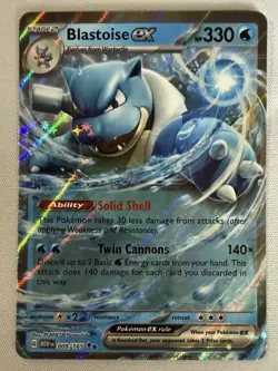 Pokemon 151 ex Bundle Blastoise Zapdos Kangaskhan SV151 Holo Cards - Image 2