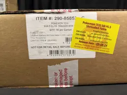 Pokemon TCG Sealed 10x Box ETB Case Shrouded Fable SV6.5 S&V Ultra Rare - Image 2