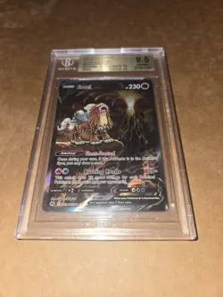 2023 Pokemon Crown Zenith FA Entei V GG36/GG70 Galarian Gallery BGS 9.5 Sub Grad - Image 1