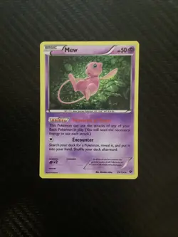 Lightly Played Mew - 29/124 - Holo Rare Pokemon Fates Collide - Image 1