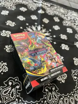 Pokemon TCG Mega Evolution Phantasmal Flames Booster Bundle (6 Packs) Sealed - Image 1