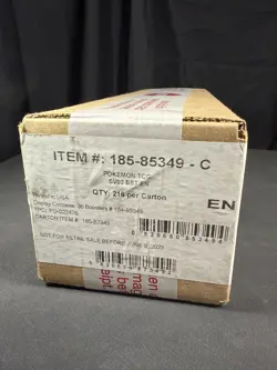 Pokemon TCG Sealed 6 Booster Box Case Paldea Evolved SV02 Scarlet Violet Era - Image 1