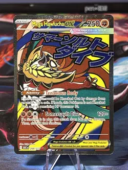 Mega Hawlucha Ex 268/217 Ascended Heroes English Mega Attack Rare Pokemon TCG NM - Image 1