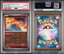 Pokemon Moltres 146/165 Sv2a Master Ball Pattern Holo PSA Japanese Card - Image 3