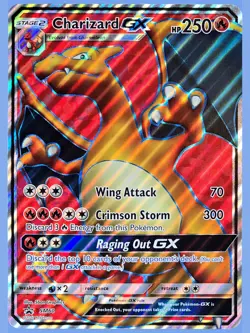 Charizard GX Sun & Moon Black Star Promo Jumbo Card #SM60 NEAR MINT/MINT☆ ¹ - Image 2