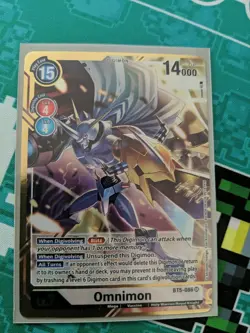 BT5-086-ALT-1 Omnimon Alternative Art Mint Digimon Card - Image 1