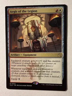 MTG - Aegis of the Legion - CLU 0022 - Ravnica: Clue Edition - Rare - Image 1