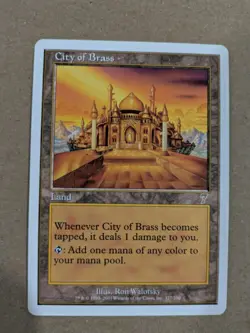 City of Brass - MTG - Seventh Edition - LP - Image 1