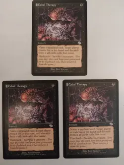 x3 Cabal Therapy Judgment MTG - Image 1