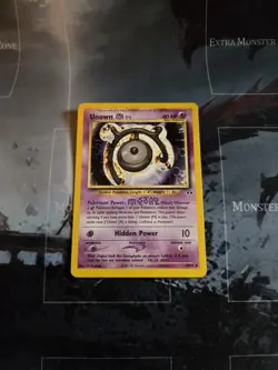Unown [M] 49/75 Neo Discovery Regular Pokemon Card LP - Image 1