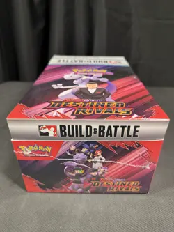 Pokemon TCG Sealed Build & Battle 10x Bundle Display Case Destined Rivals S&V - Image 1