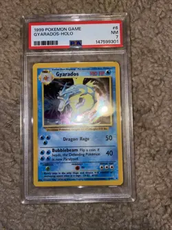 Pokemon Gyarados Base Set PSA 7 - Image 1