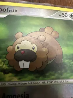 Pokemon Bidoof Reverse Holo LP 70/130 Common, English, Diamond and Pearl - Image 4