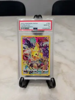 Pokemon Pikachu 160/159 Full Art Secret Rare Crown Zenith 2023 PSA 10 GEM MINT - Image 1