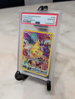 Pokemon Pikachu 160/159 Full Art Secret Rare Crown Zenith 2023 PSA 10 GEM MINT - Image 2