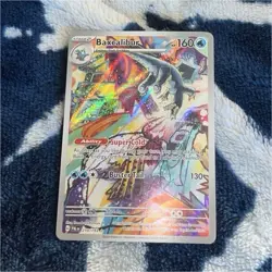 Pokemon TCG Baxcalibur Holo card PAL 210/193 Dragon Stage 2 Standard Size 2023 - Image 1
