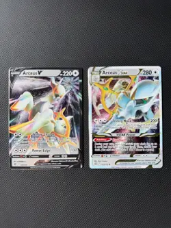 Pokemon TCG - Arceus V & VSTAR Metal Cards 122/172 123/172 - Image 1
