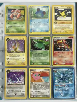 Pokemon Card Collection VTG Binder Holo Rare 1st E-Reader WoTC Venusaur Glaceon - Image 1