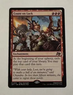 MTG Count on Luck - Aetherdrift LP - Image 1