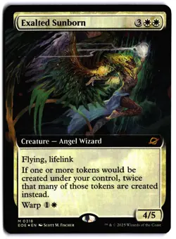 Exalted Sunborn (Extended Art) FOIL NM EOE Edge of Eternities MTG - Image 1