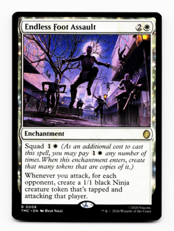 Endless Foot Assault [Commander: Teenage Mutant Ninja Turtles] MTG TMC 0008 NM ⚪ - Image 3