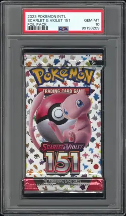 2023 151 Pokemon Sealed Booster Pack Scarlet & Violet PSA 10 - Image 1