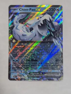 Chien-Pao ex - 061/193 Double Rare SV02: Paldea Evolved Pokemon TCG - NM - Image 1