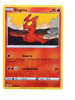 New: 2022 Pokemon TCG Slugma 021 Swsh11: Lost Origin Regular Common - Image 1
