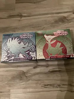 Lot of 2 Pokemon TCG Temporal Forces SV05 Elite Trainer Box Set Sealed New - Image 1