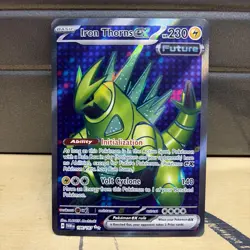 Pokemon Holo Iron Thorns ex - 196/167 Ultra Rare SV06: Twilight Masquerade Rare - Image 1