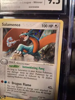 ✨2004 Pokemon Salamence EX SWIRL e-League Winner ✨ CGC 9.5 / PSA 10 Possible - Image 1