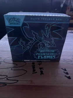 Pokemon TCG Mega Evolution Phantasmal Flames Elite Trainer Box - Image 1