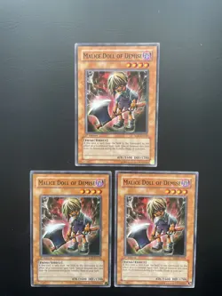 Yugioh Malice Doll Of Demise SOD-EN018 1st Edition Common LP/MP X3 - Image 1