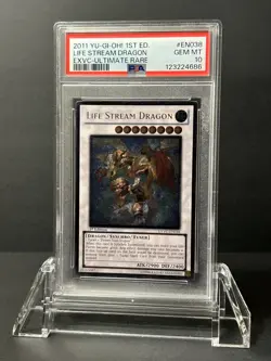Yugioh Life Stream Dragon EXVC - EN038 Ultimate Rare 1st Edition PSA 10 - Image 1