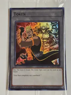 The Gore & Gouki the Great Ogre TKN5-EN036 Doom of Dimensions Yugioh Token Mint - Image 1