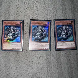 Dracotail Lukias JUSH-EN001 Ultra Rare Near Mint 1st Edition Yugioh x3 - Image 1