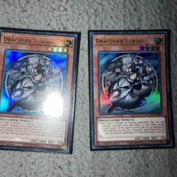 Dracotail Lukias JUSH-EN001 Ultra Rare Near Mint 1st Edition Yugioh x3 - Image 4