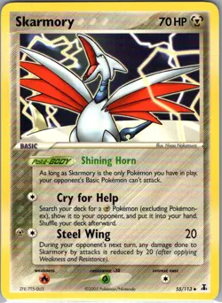 Skarmory 55/113 Non Holo Delta Species - Pokemon Card - NM - Image 1