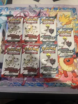 Pokemon Fun Pack (3 Cards)— Destined Rivals & Journey together Set Of 7 - Image 1
