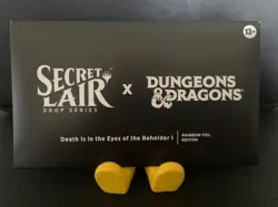 MTG Secret Lair DND: Death Is in the Eyes of the Beholder I + II RAINBOW FOIL - Image 1